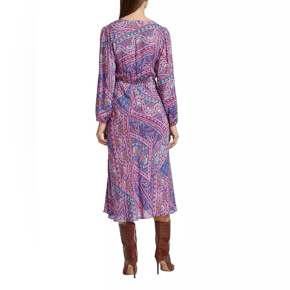 BA&SH Frankie Paisley Midi Dress - Picture 9 of 11